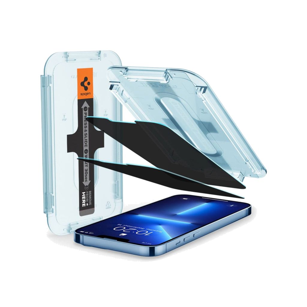 Spigen GLAStR Privacy Screenprotector + Applicator Apple iPhone 13 Pro Max