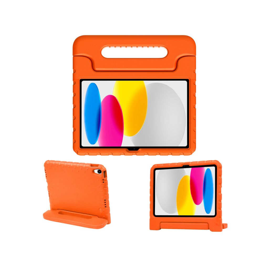 Accezz Kidsproof Backcover met handvat Apple iPad 11 (2025) 11 inch / iPad 10 (2022) 10.9 inch - Oranje