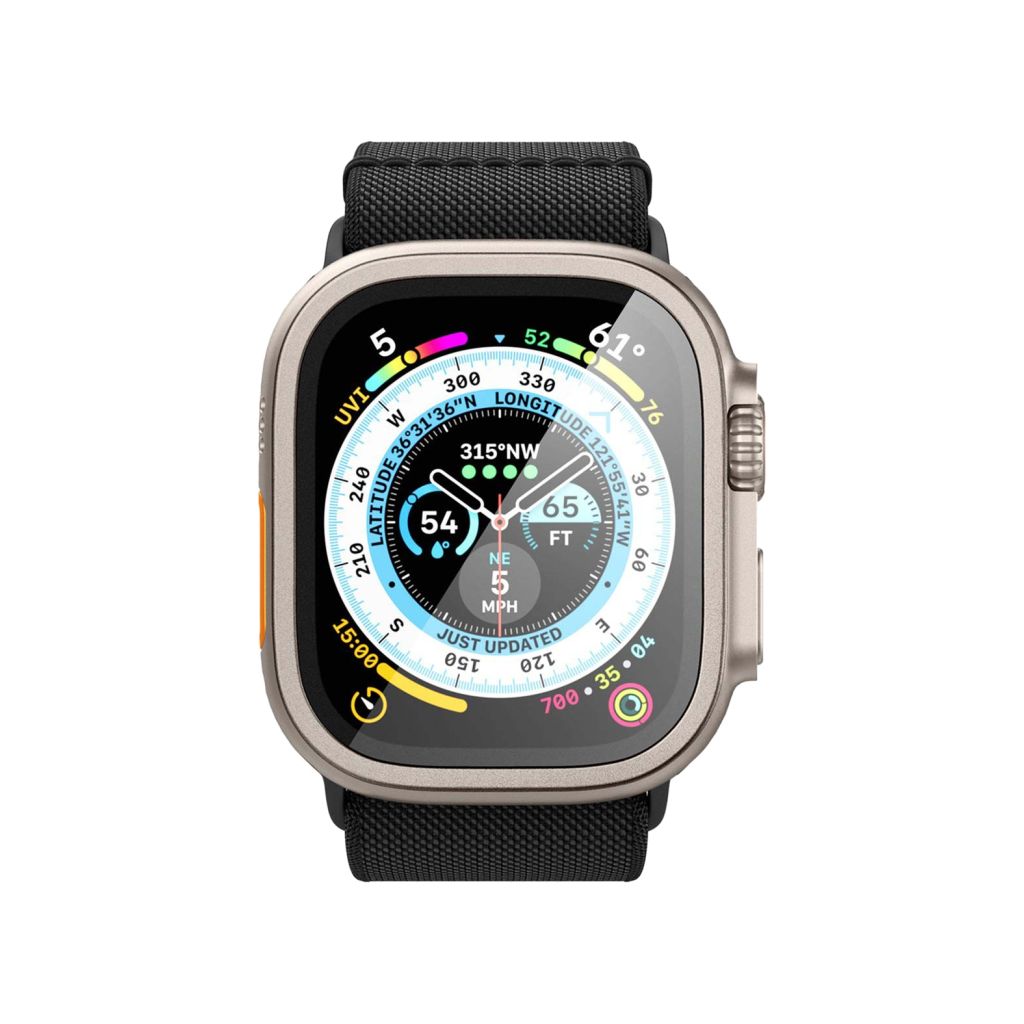 Spigen Glas.tR Slim Pro Screen Protector Apple Watch Ultra 1 / 2 - 49 mm - Titanium