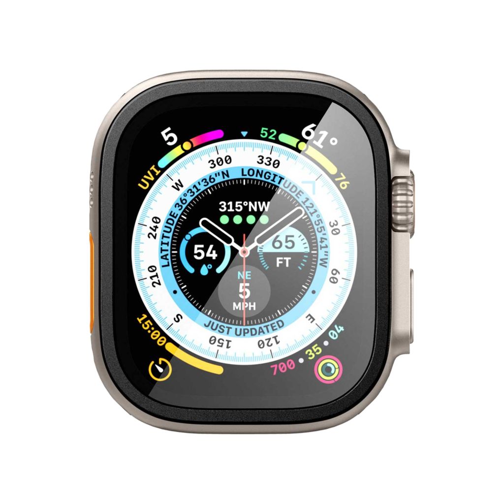 Spigen Glas.tR Slim Pro Screen Protector Apple Watch Ultra 1 / 2 - 49 mm - Zwart