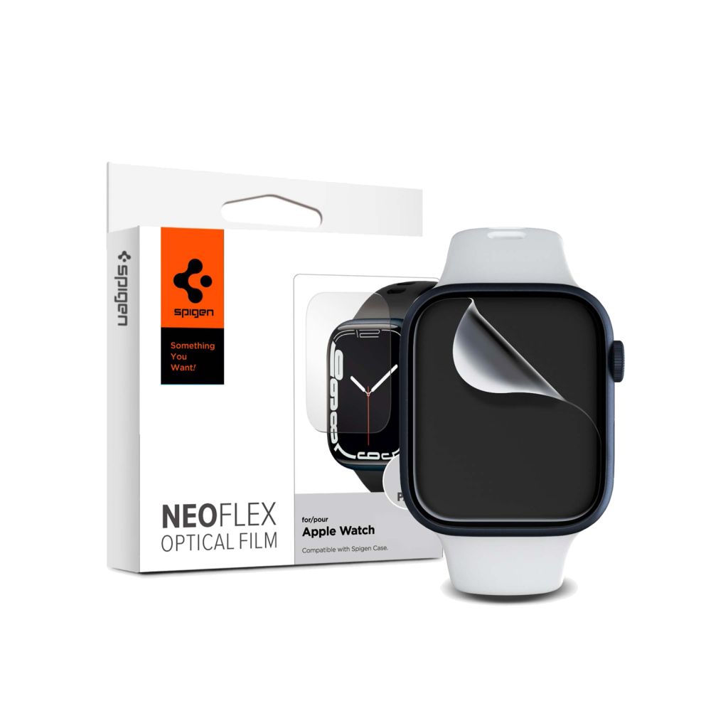 Spigen Neo Flex Optical Film Screenprotector (3 pack) Apple Watch Series 4-9 / SE - 44/45 mm