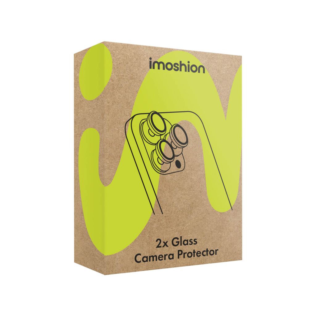 imoshion 2 Pack Camera lens protector Apple iPhone 15 Pro / 15 Pro Max - Black Titanium