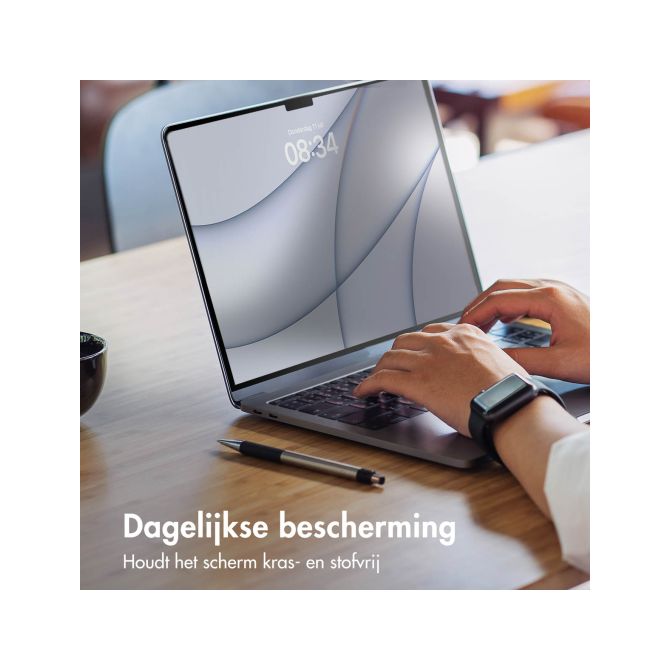 Accezz Gehard Glas Screenprotector Apple MacBook Air 15 inch (2023 / 2024 M3 chip / 2025 M4 chip) - A2941 / A3114 / A3241