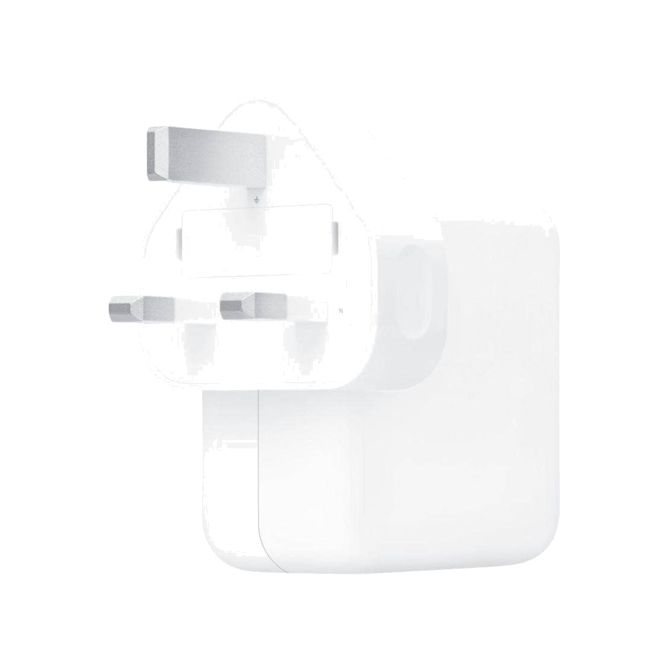 Apple Originele USB-C Power Adapter UK - Oplader - Dubbele USB-C aansluiting - 35 watt - Stekker voor Verenigd Koninkrijk