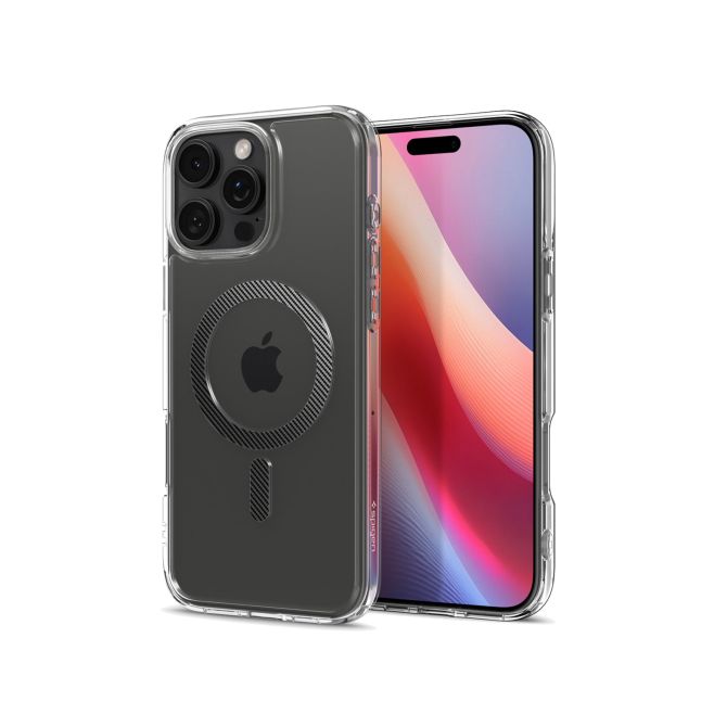 Spigen Ultra Hybrid Backcover MagSafe Apple iPhone 16 Pro - Carbon Fiber