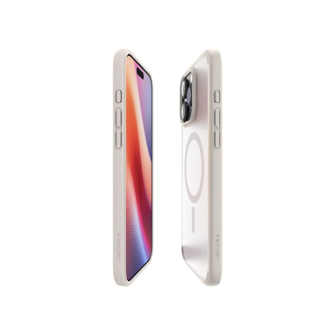 Spigen Ultra Hybrid Backcover MagSafe Apple iPhone 16 Pro - Frost Natural Titanium