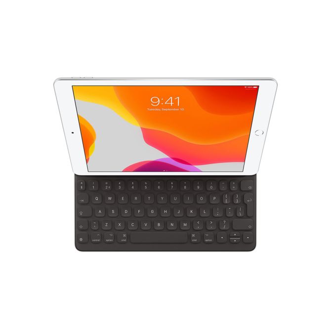 Smart Folio Keyboard Apple iPad 9 (2021) / iPad 8 (2020) / iPad 7 (2019) 10.2 inch / Air 10.5 (2019) - QWERTZ - Zwart
