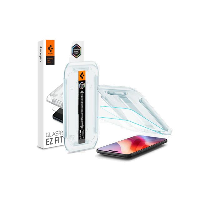 Spigen GLAStR EZ Fit Screenprotector 2 Pack + Applicator Apple iPhone Air