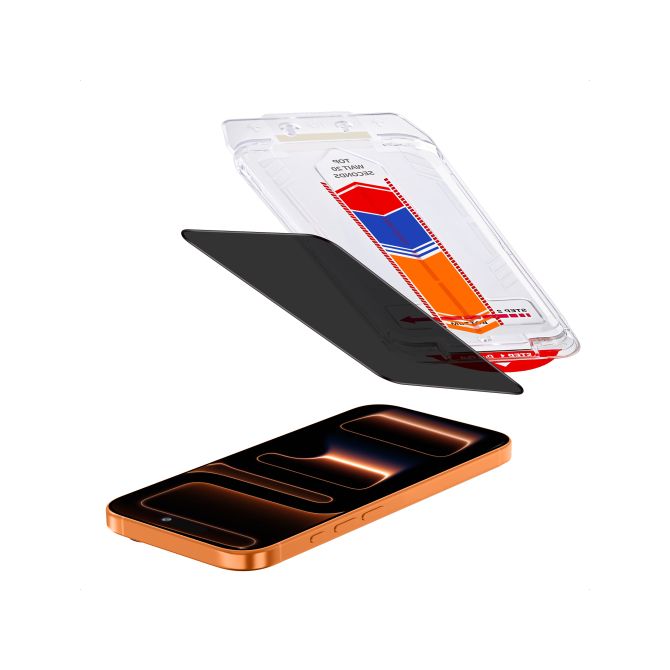 Accezz Gehard Glas Privacy Screenprotector + Applicator Apple iPhone 17 Pro Max