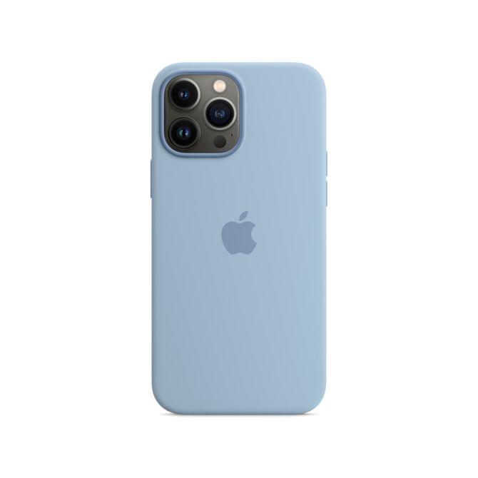 Silicone Backcover MagSafe Apple iPhone 13 Pro Max - Blue Fog
