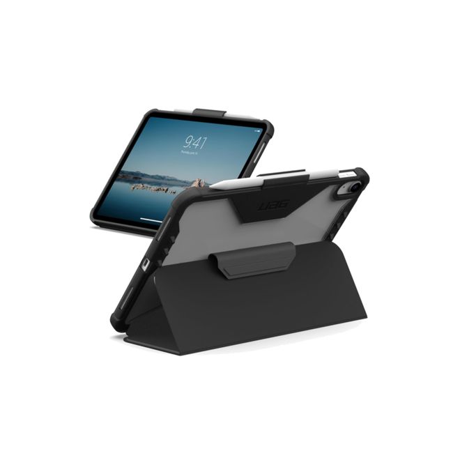 UAG Plyo LT Bookcase Apple iPad 11 (2025) 11 inch A16 / iPad 10 (2022) 10.9 inch - Ice Black