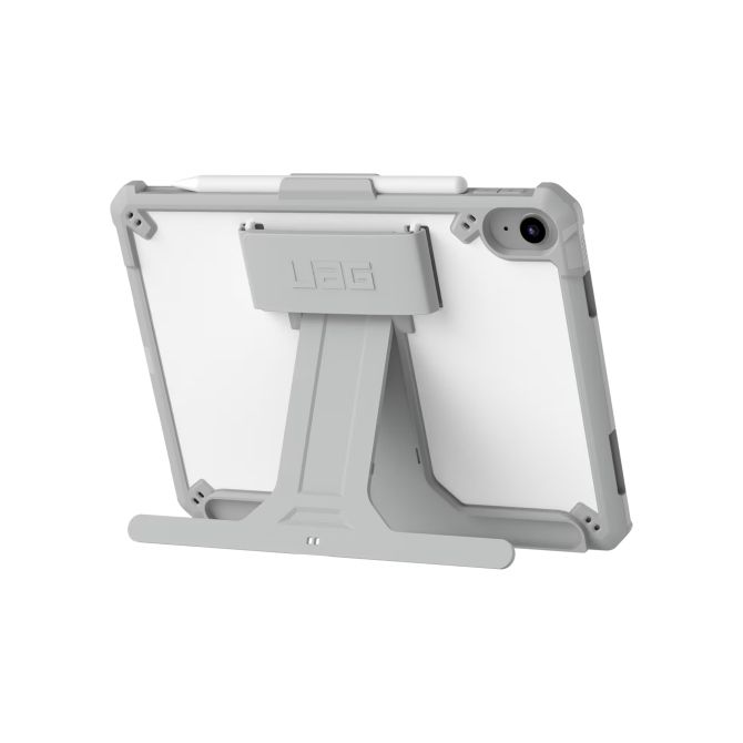 UAG Scout Healthcare backcover met stand en strap in fabrieksverpakking Apple iPad 11 (2025) 11 inch A16 / iPad 10 (2022) 10.9 inch - Wit / Grijs