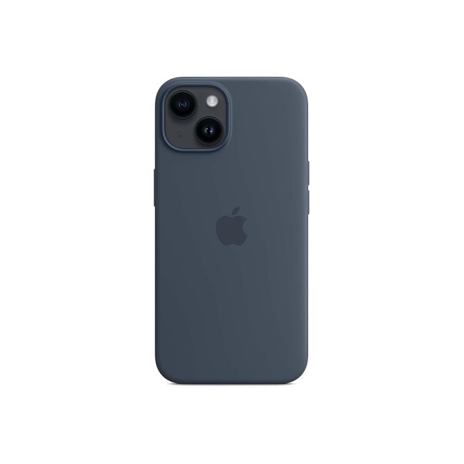 Silicone Backcover MagSafe Apple iPhone 14 - Blauw